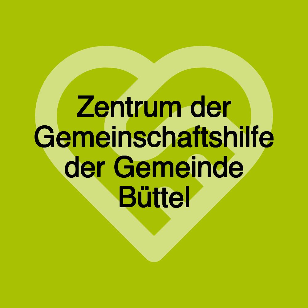 Zentrum der Gemeinschaftshilfe der Gemeinde Büttel