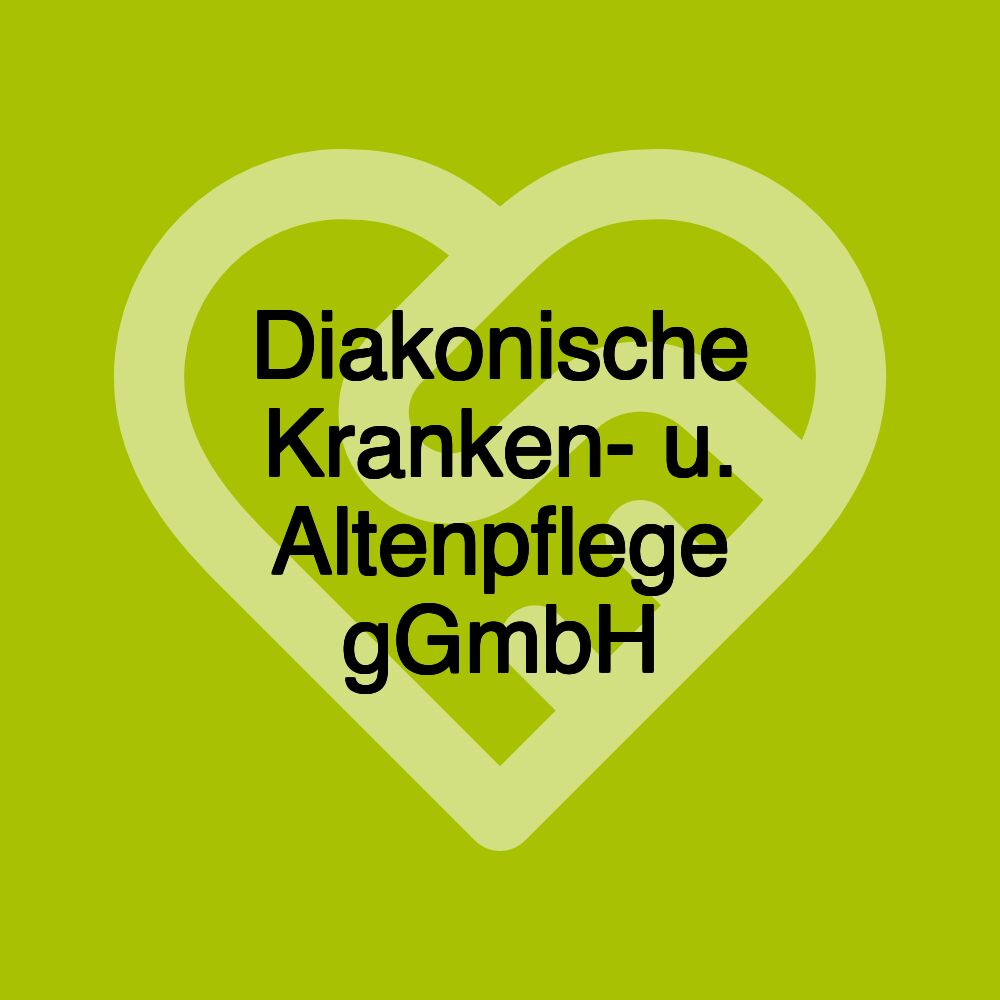 Diakonische Kranken- u. Altenpflege gGmbH