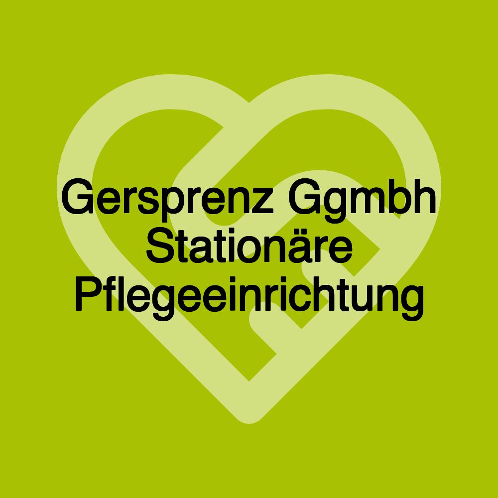 Gersprenz Ggmbh Stationäre Pflegeeinrichtung