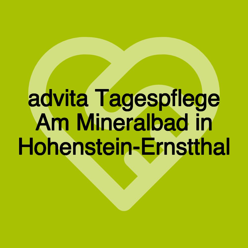 advita Tagespflege Am Mineralbad in Hohenstein-Ernstthal