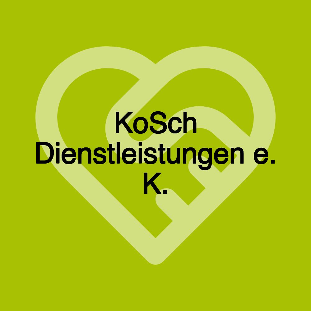 KoSch Dienstleistungen e. K.