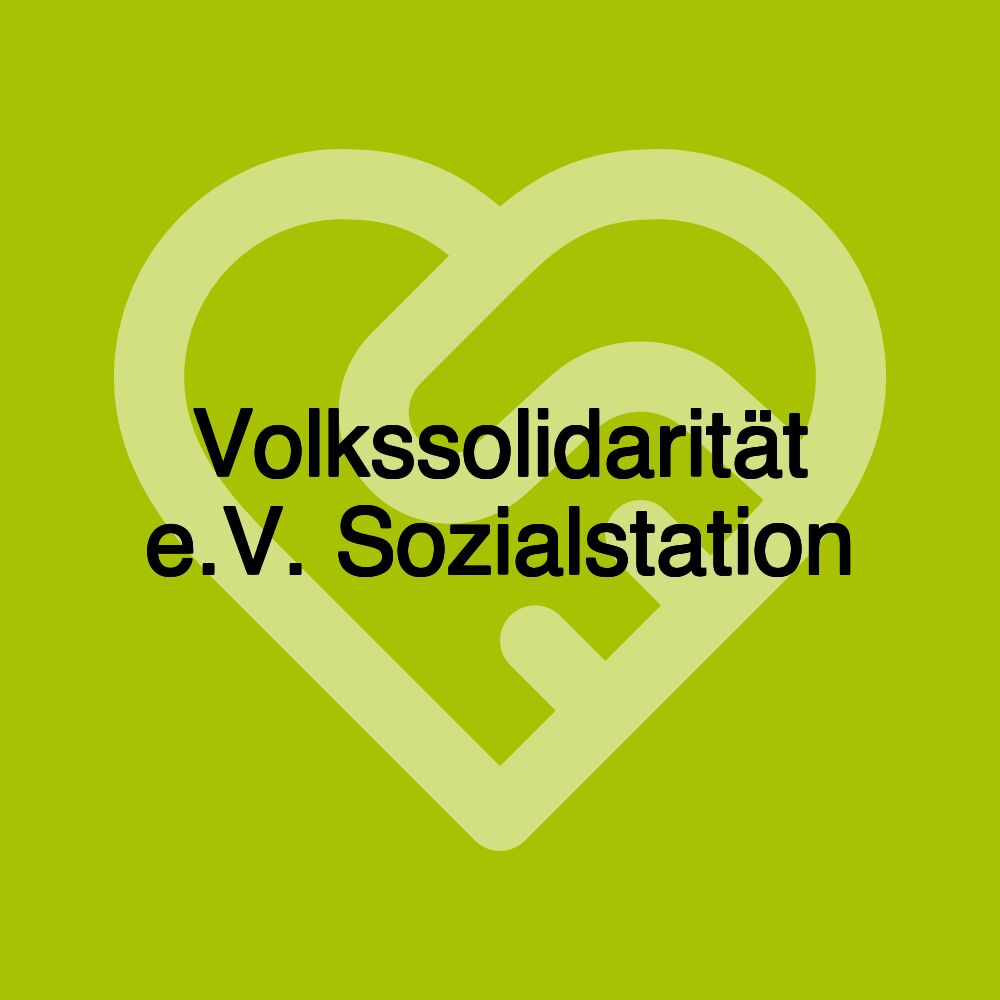 Volkssolidarität e.V. Sozialstation