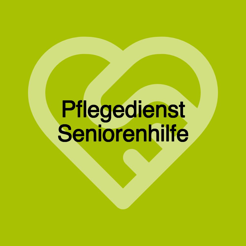 Pflegedienst Seniorenhilfe