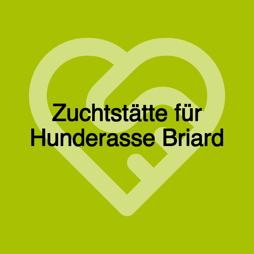 Zuchtstätte für Hunderasse Briard