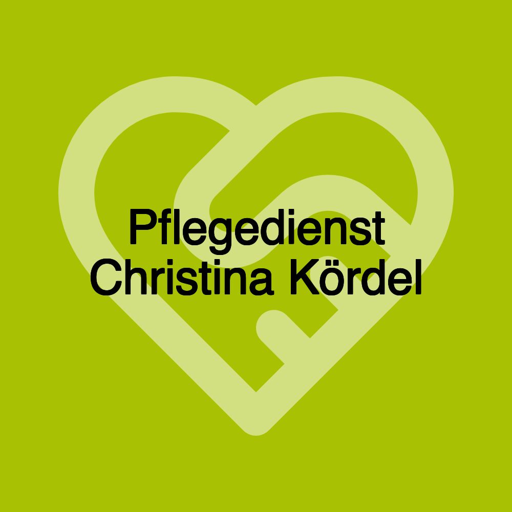 Pflegedienst Christina Kördel