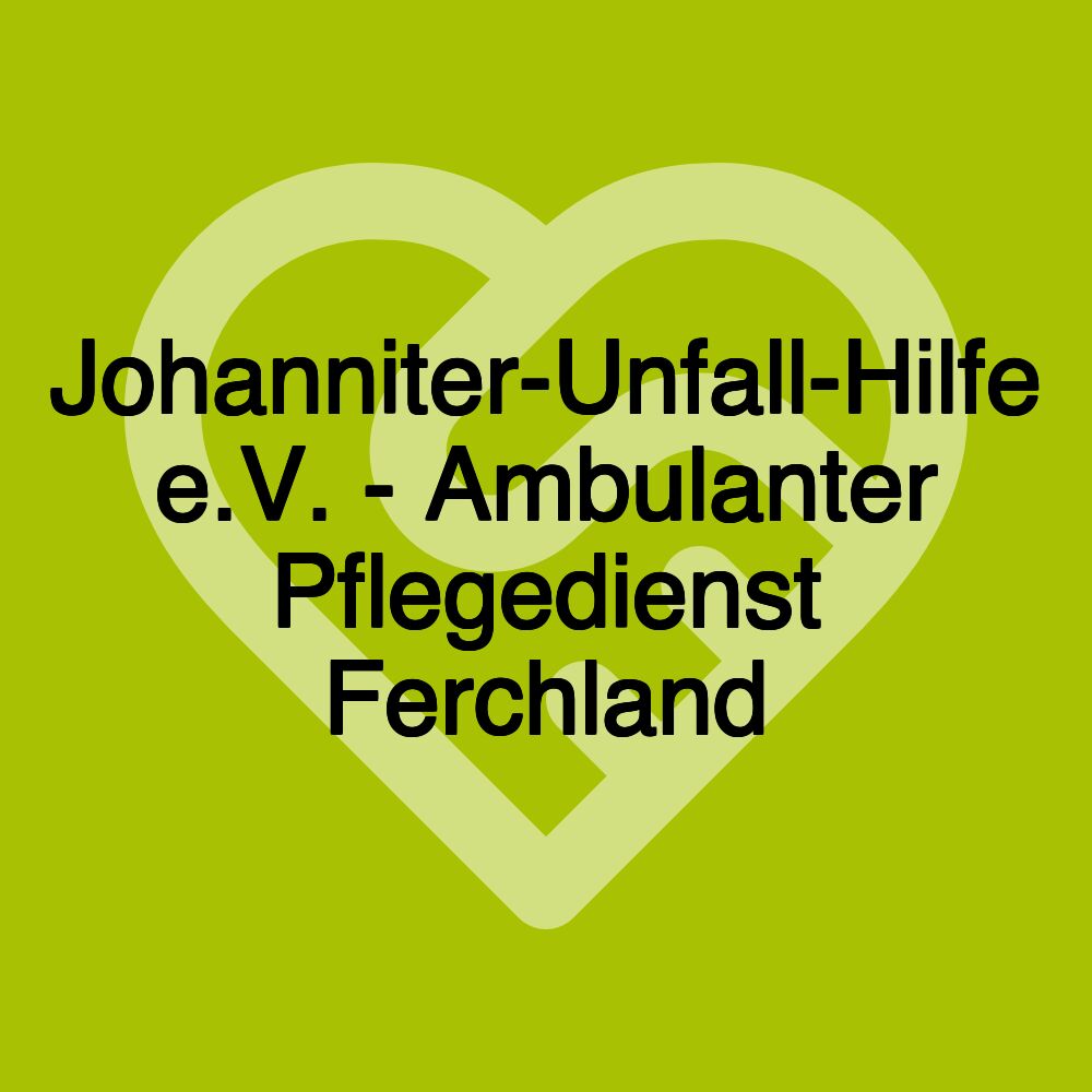 Johanniter-Unfall-Hilfe e.V. - Ambulanter Pflegedienst Ferchland