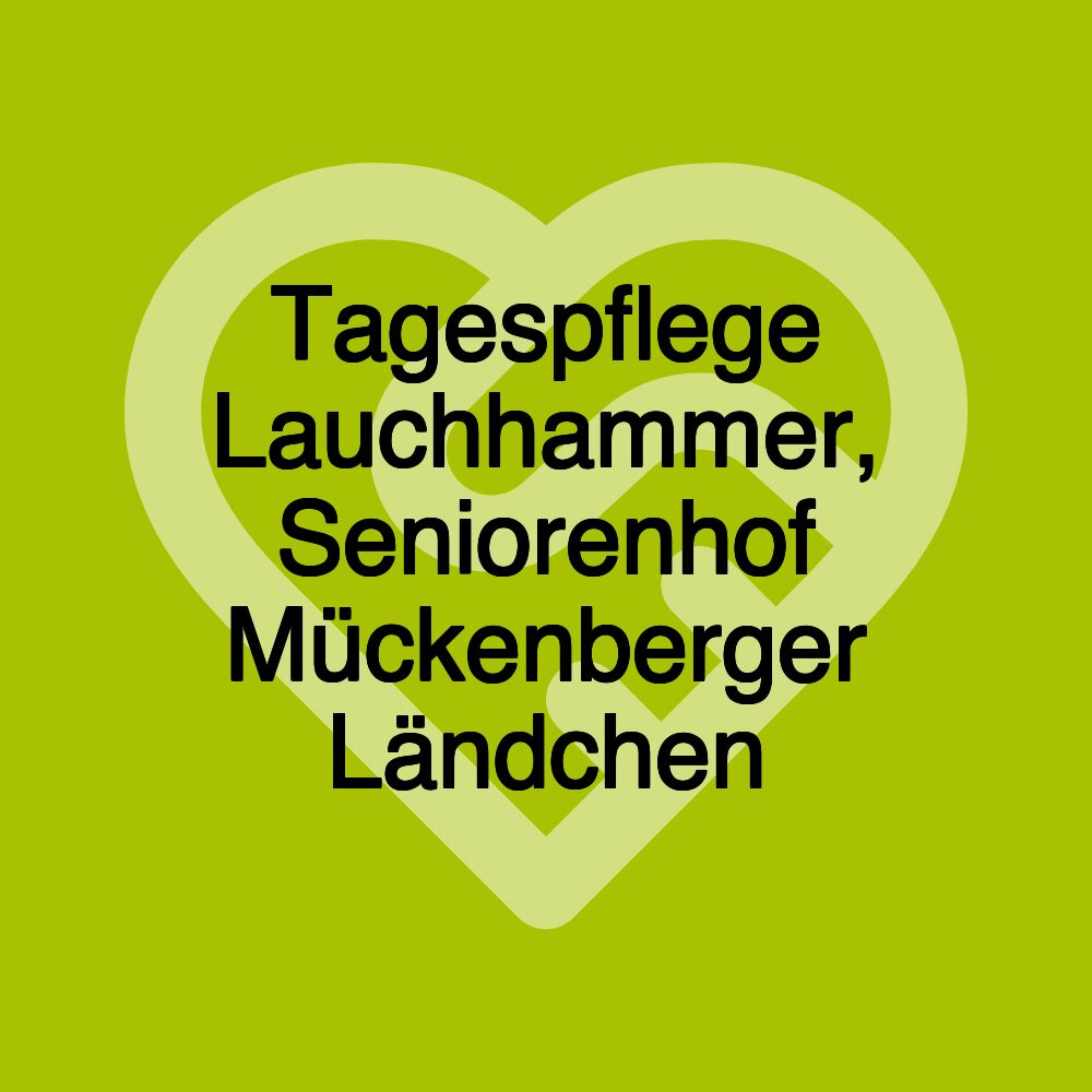 Tagespflege Lauchhammer, Seniorenhof Mückenberger Ländchen