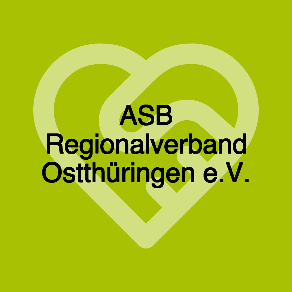 ASB Regionalverband Ostthüringen e.V.