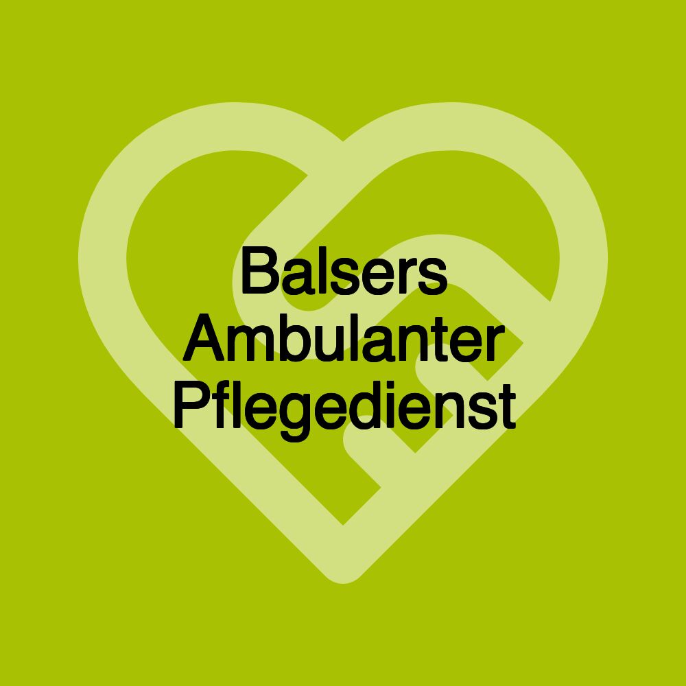 Balsers Ambulanter Pflegedienst