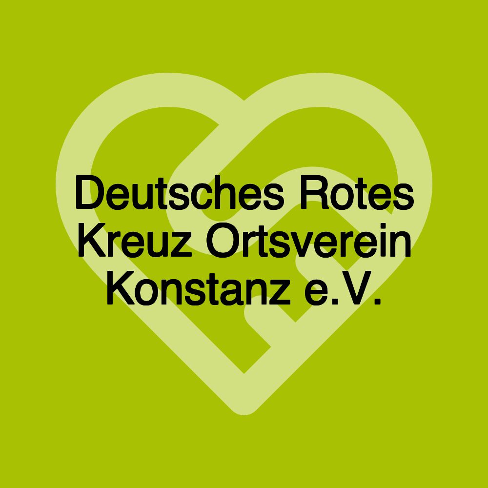 Deutsches Rotes Kreuz Ortsverein Konstanz e.V.