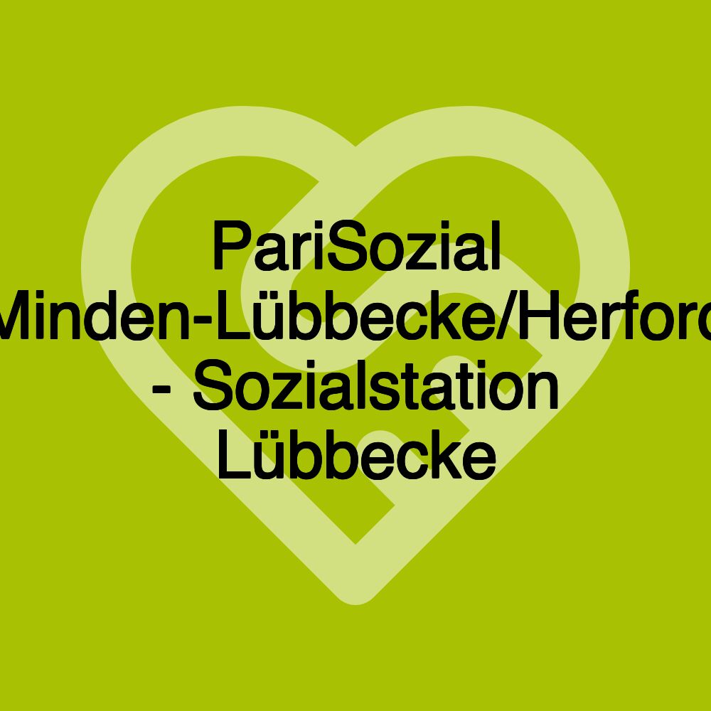 PariSozial Minden-Lübbecke/Herford - Sozialstation Lübbecke