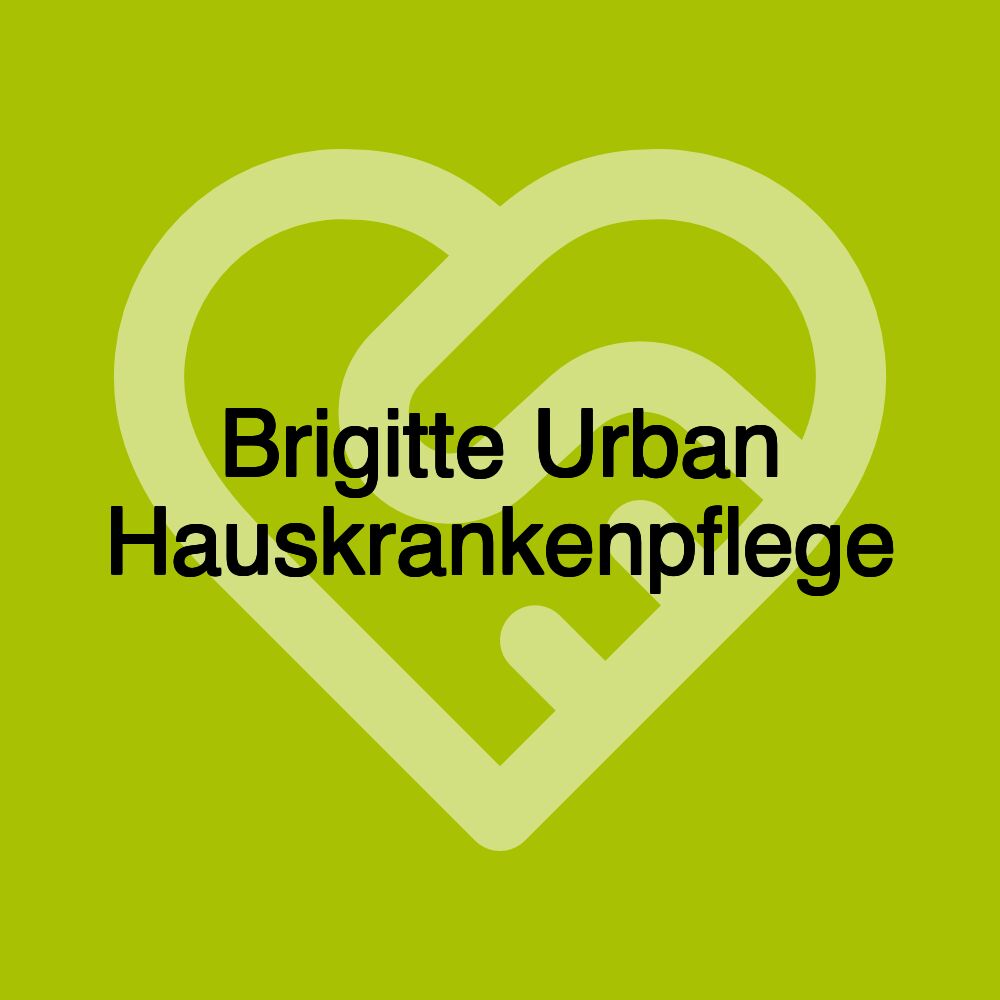 Brigitte Urban Hauskrankenpflege