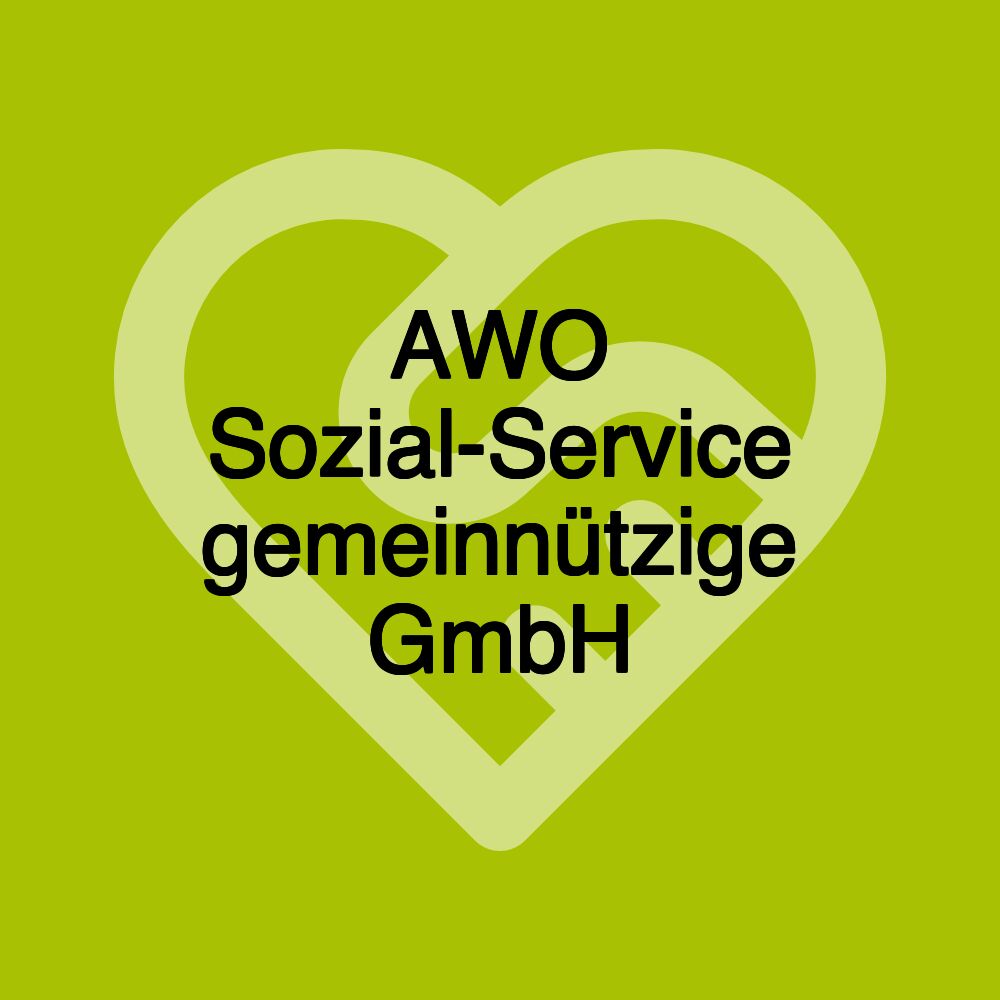 AWO Sozial-Service gemeinnützige GmbH