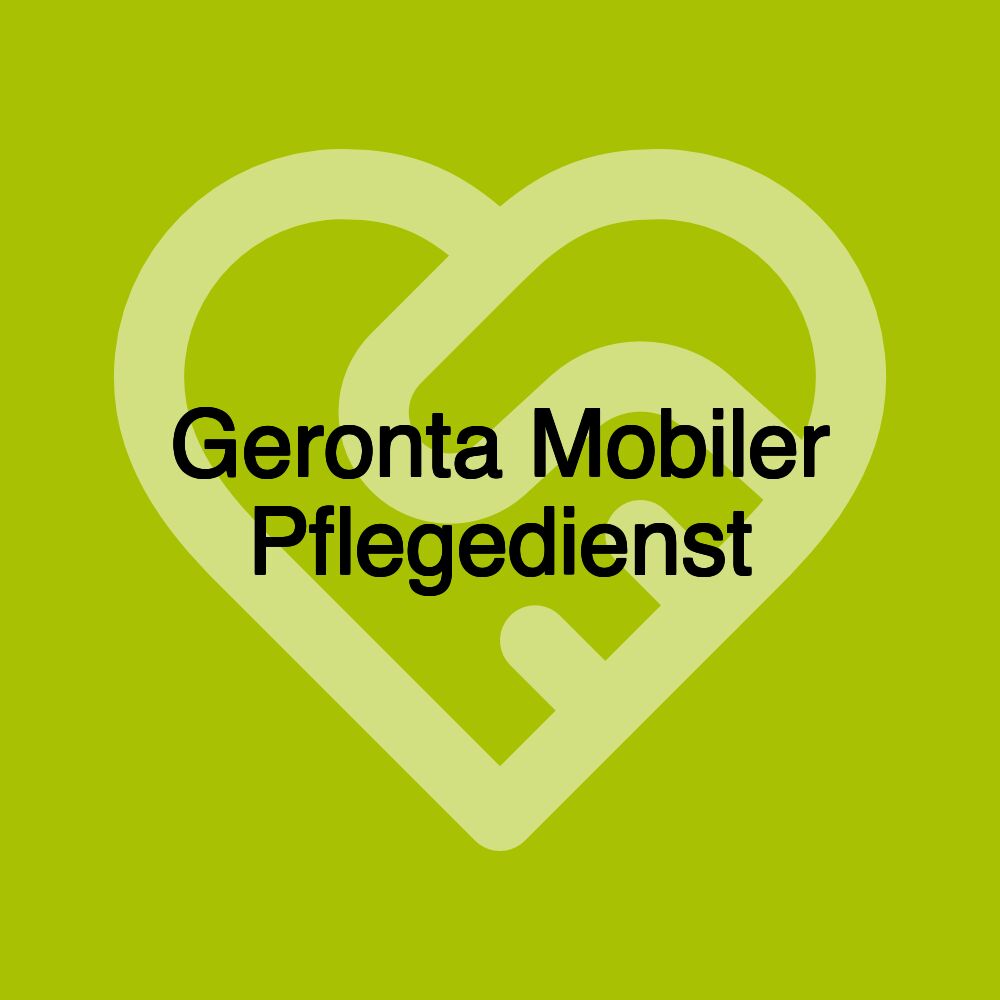 Geronta Mobiler Pflegedienst