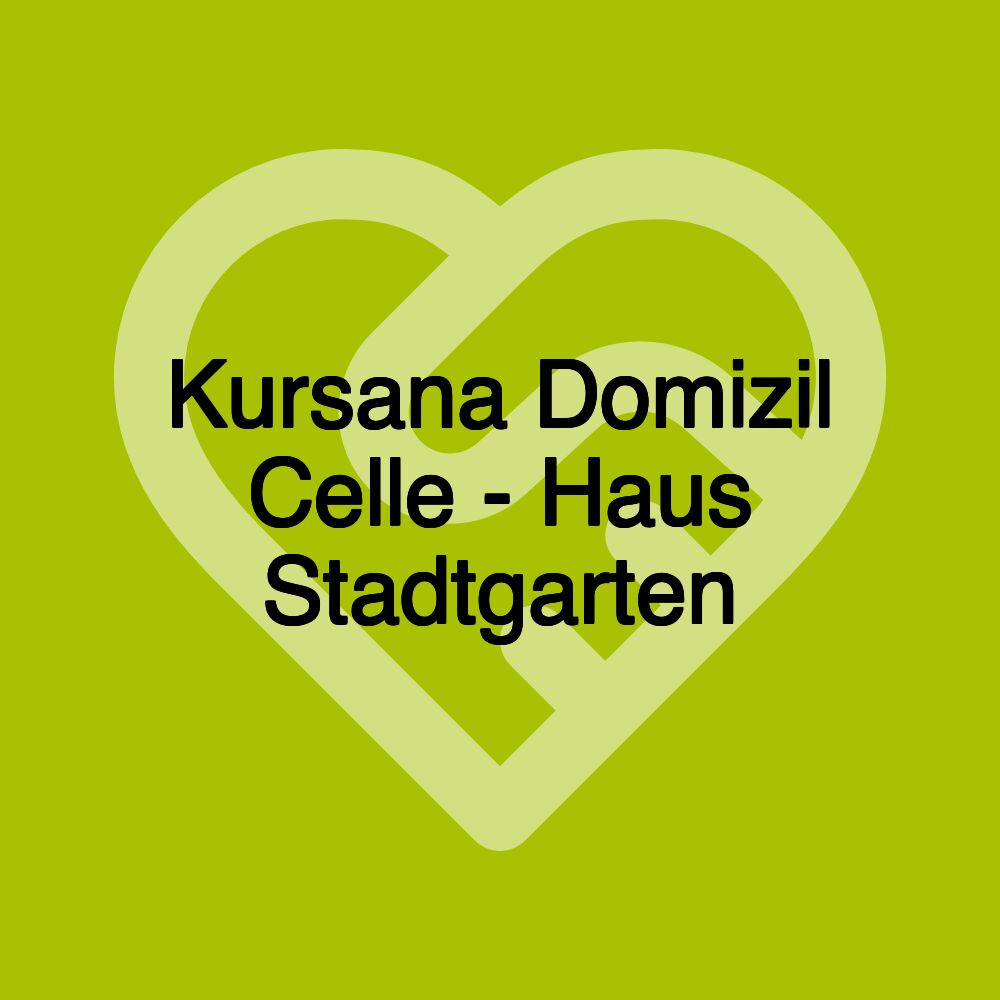 Kursana Domizil Celle - Haus Stadtgarten