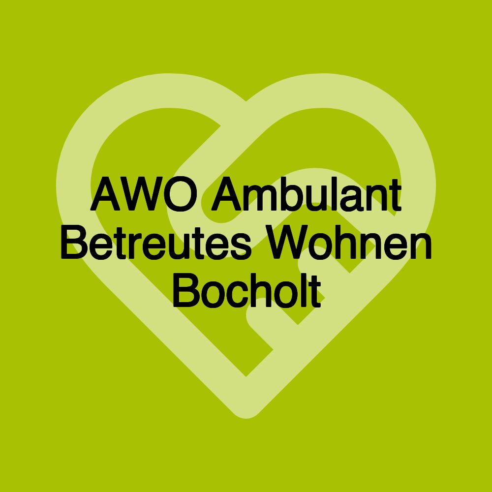 AWO Ambulant Betreutes Wohnen Bocholt