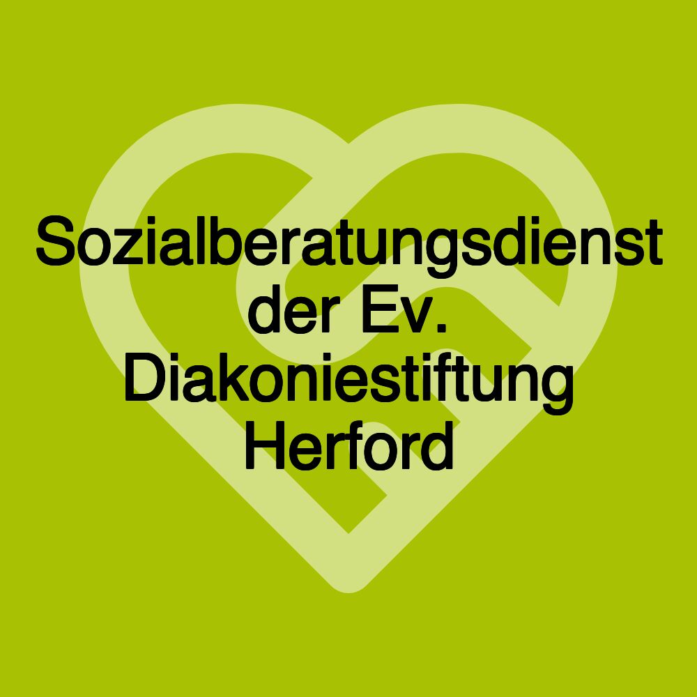 Sozialberatungsdienst der Ev. Diakoniestiftung Herford