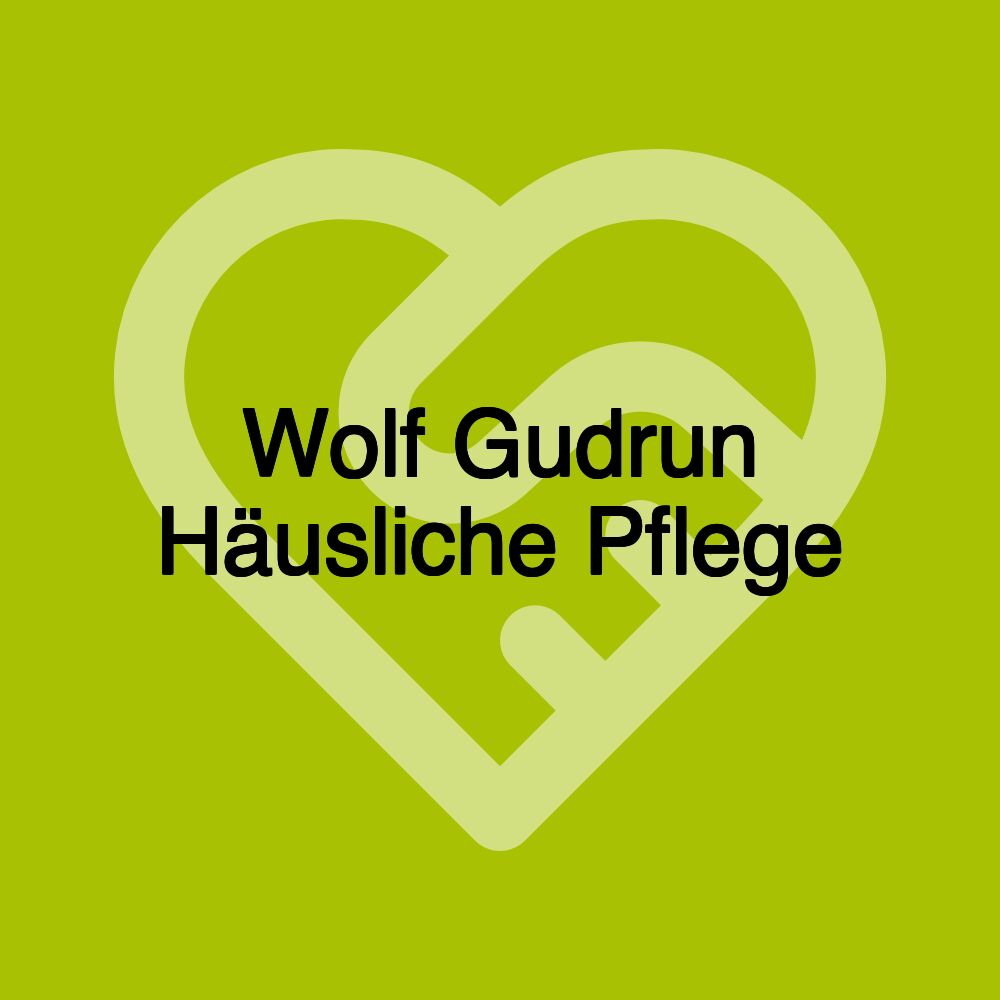 Wolf Gudrun Häusliche Pflege