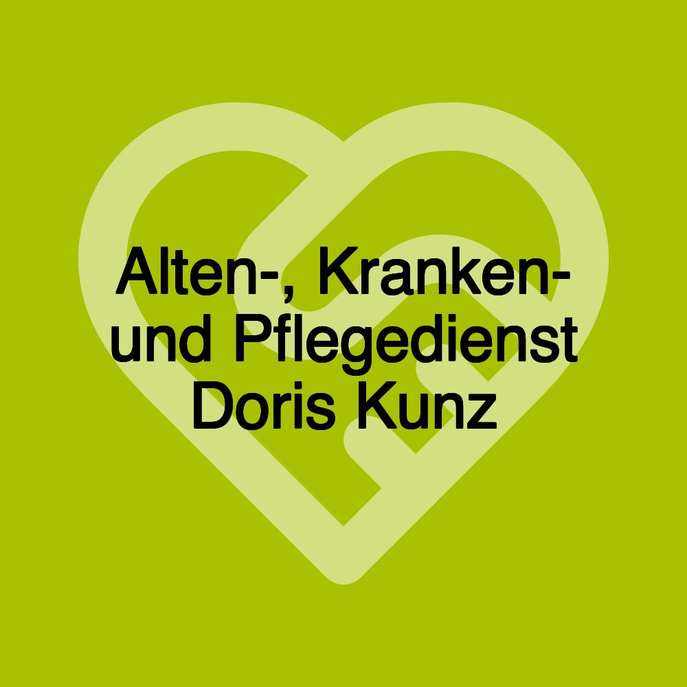 Alten-, Kranken- und Pflegedienst Doris Kunz