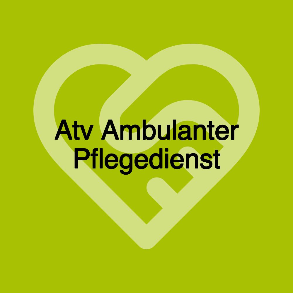 Atv Ambulanter Pflegedienst