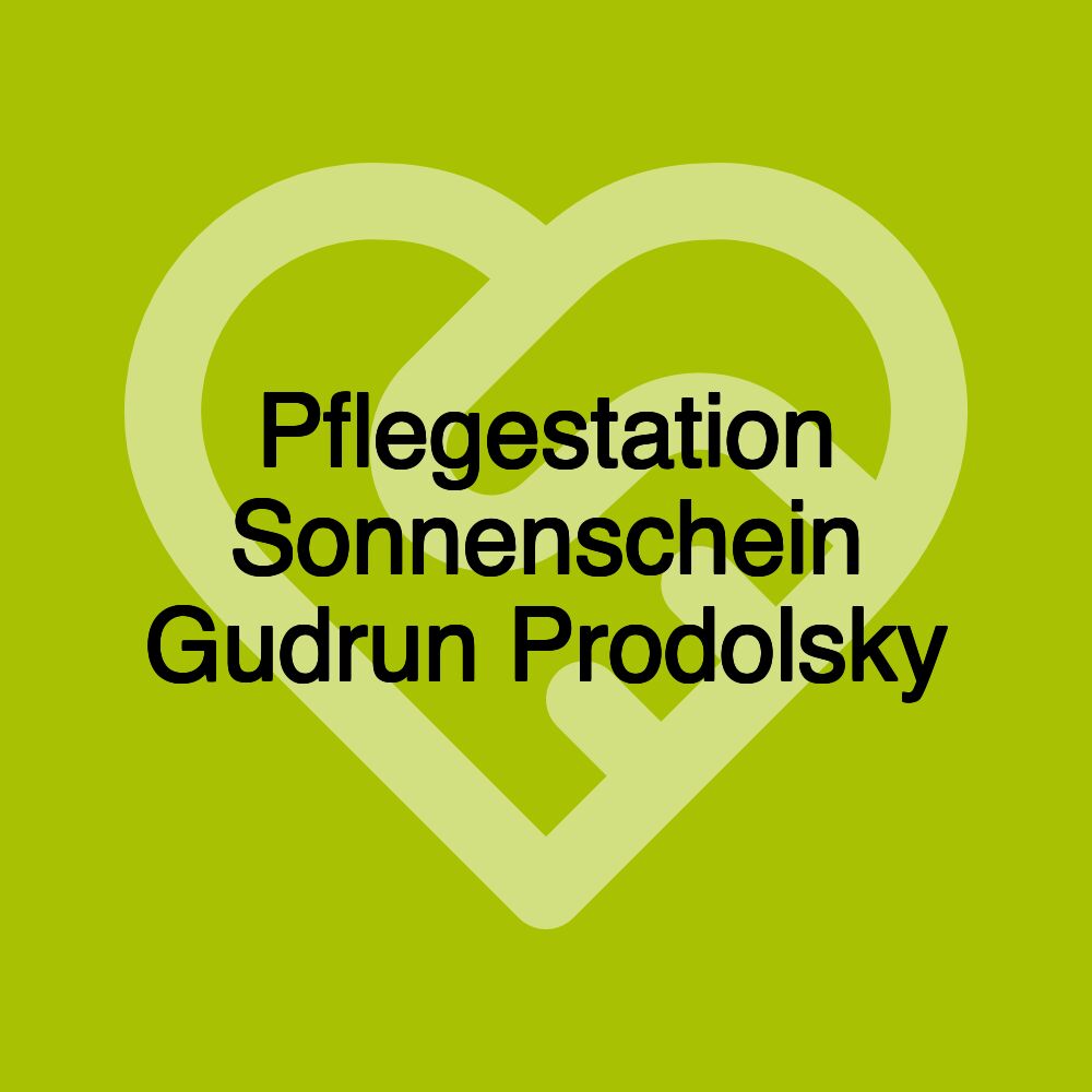 Pflegestation Sonnenschein Gudrun Prodolsky