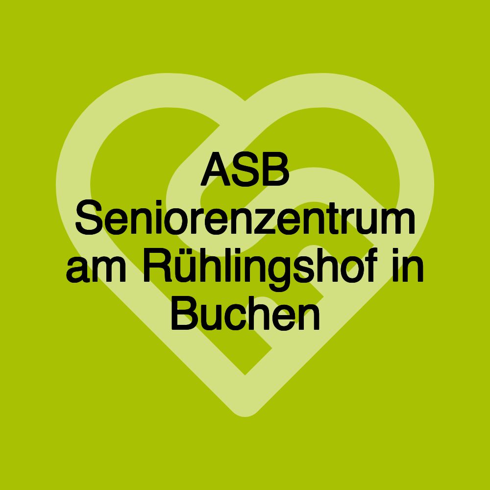 ASB Seniorenzentrum am Rühlingshof in Buchen