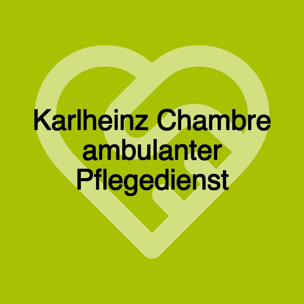 Karlheinz Chambre ambulanter Pflegedienst