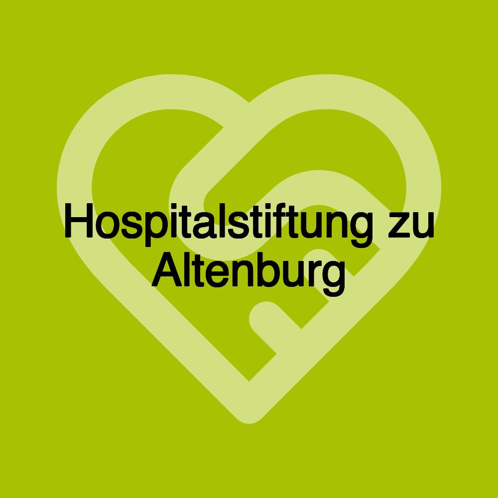 Hospitalstiftung zu Altenburg