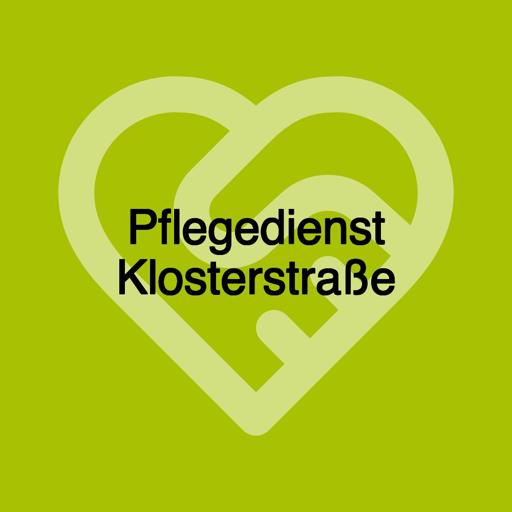 Pflegedienst Klosterstraße