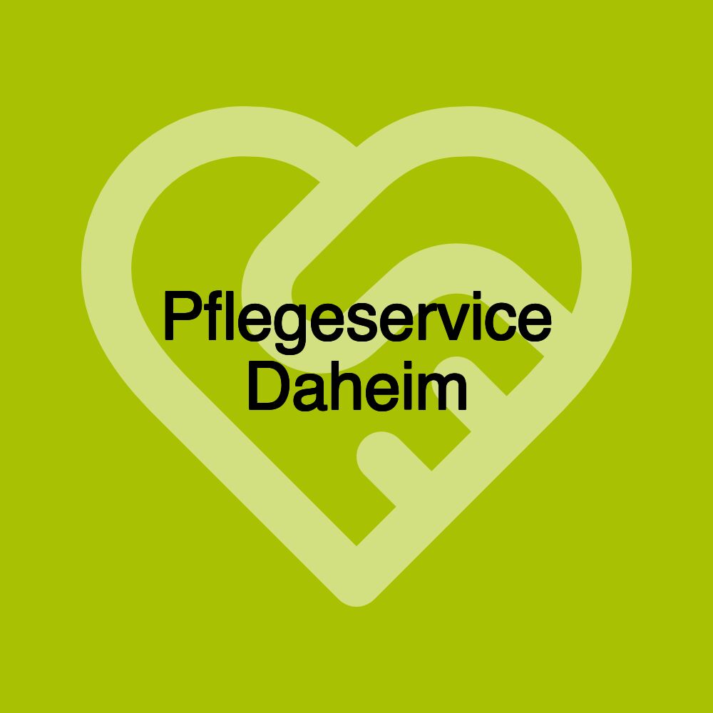 Pflegeservice Daheim