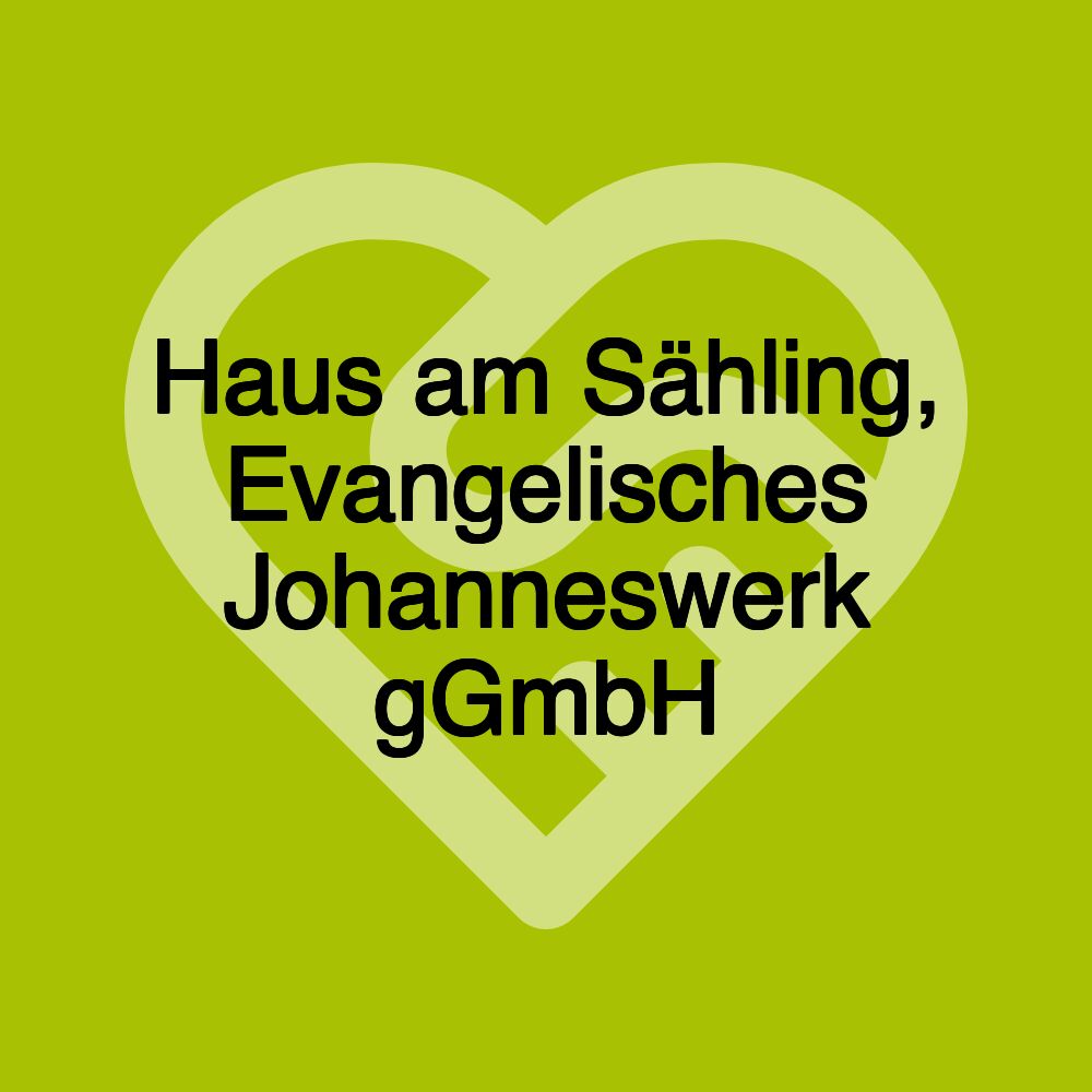 Haus am Sähling, Evangelisches Johanneswerk gGmbH