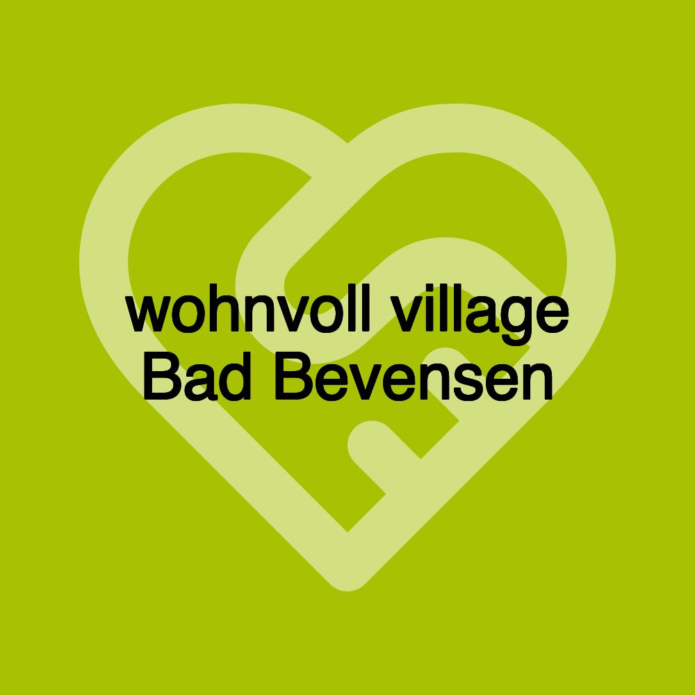 wohnvoll village Bad Bevensen