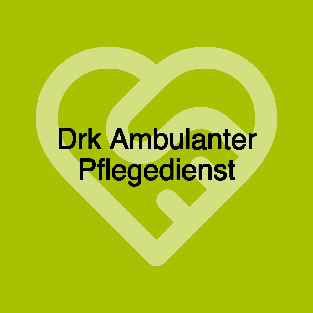 Drk Ambulanter Pflegedienst