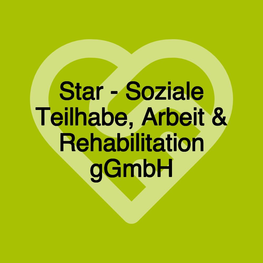 Star - Soziale Teilhabe, Arbeit & Rehabilitation gGmbH