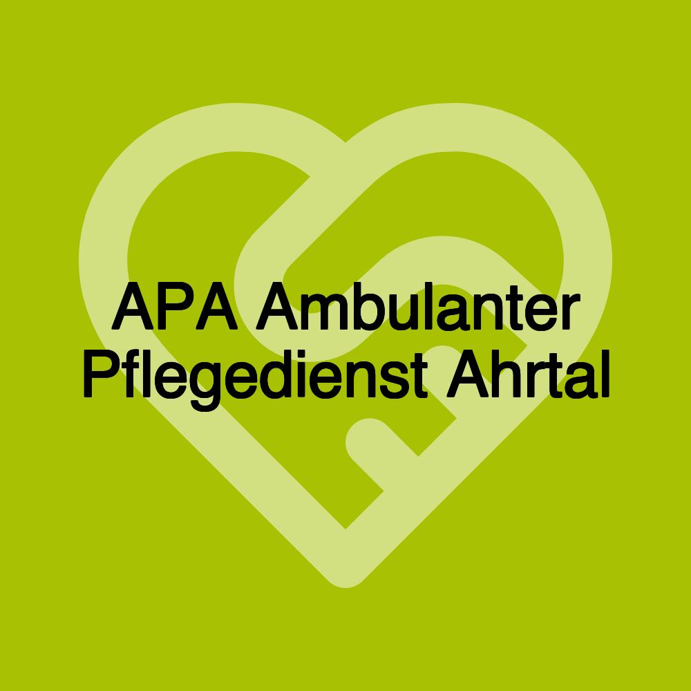 APA Ambulanter Pflegedienst Ahrtal