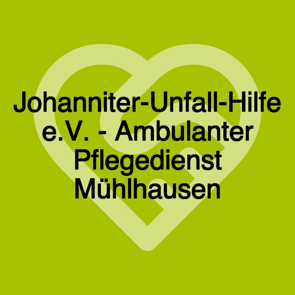 Johanniter-Unfall-Hilfe e.V. - Ambulanter Pflegedienst Mühlhausen