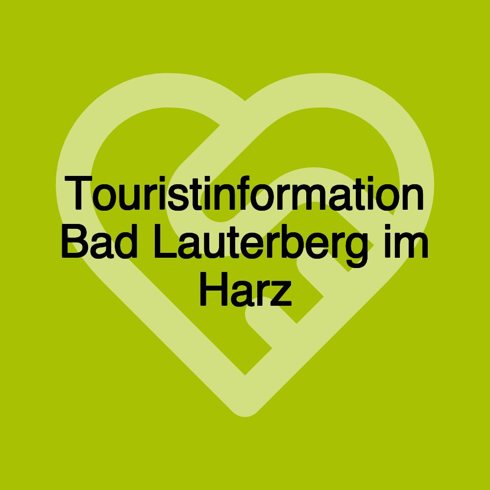 Touristinformation Bad Lauterberg im Harz