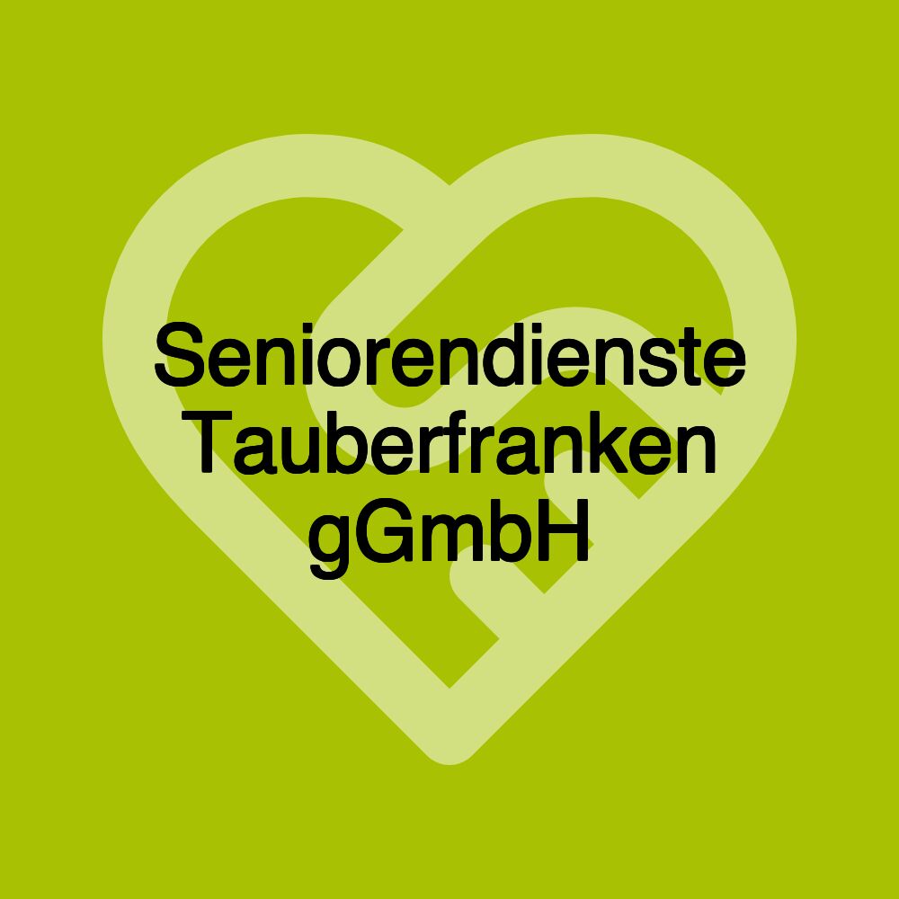 Seniorendienste Tauberfranken gGmbH