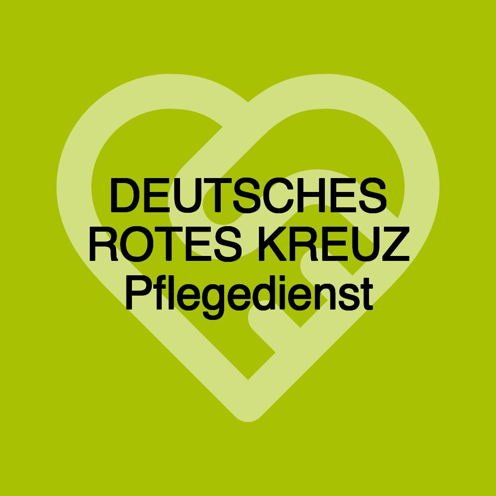 DEUTSCHES ROTES KREUZ Pflegedienst