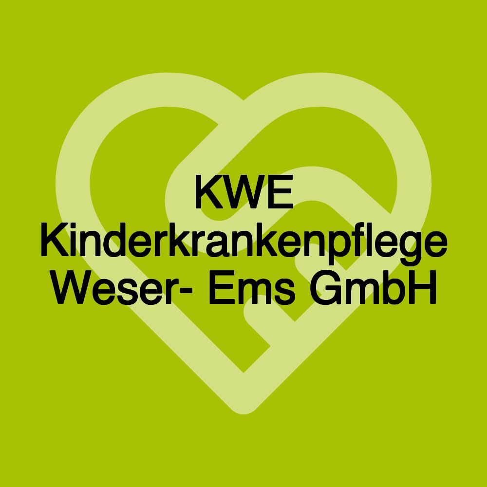 KWE Kinderkrankenpflege Weser- Ems GmbH