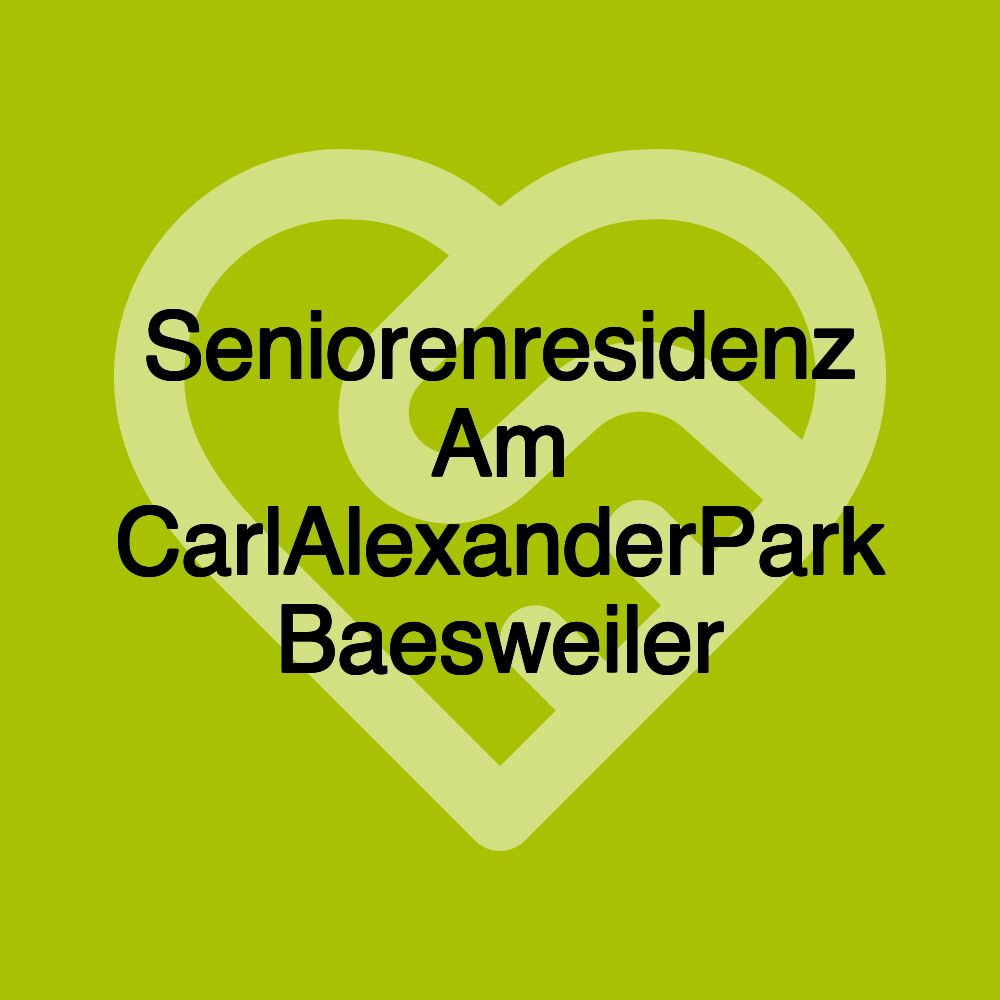 Seniorenresidenz Am CarlAlexanderPark Baesweiler