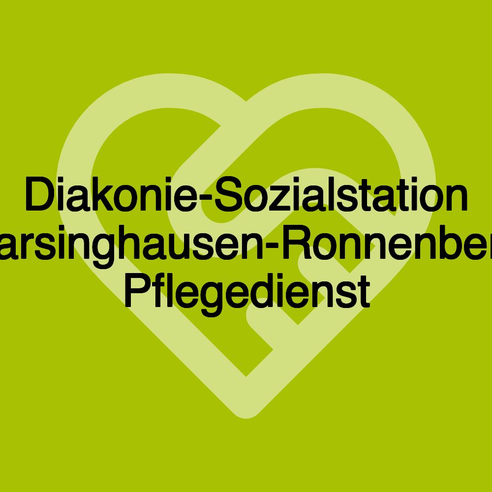 Diakonie-Sozialstation Barsinghausen-Ronnenberg Pflegedienst