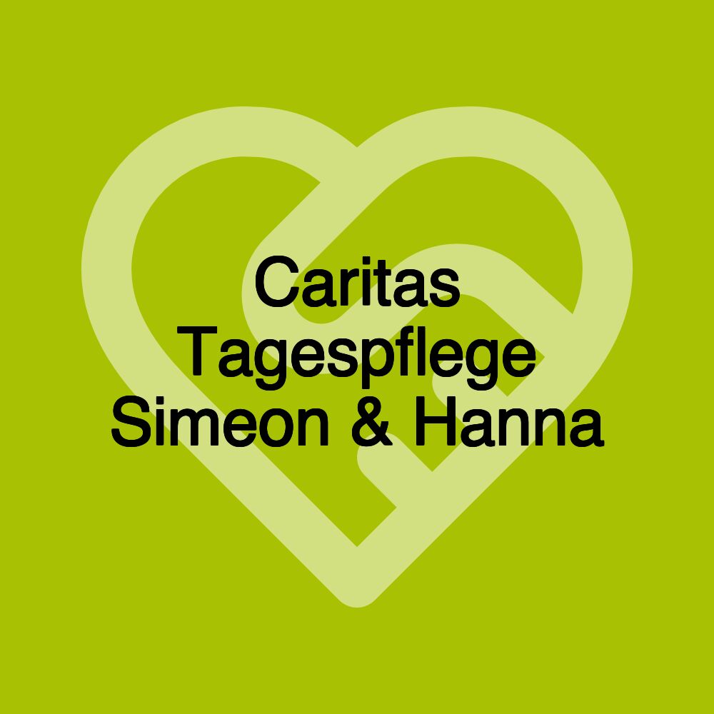 Caritas Tagespflege Simeon & Hanna