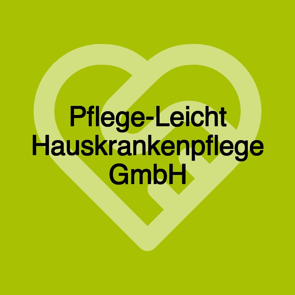 Pflege-Leicht Hauskrankenpflege GmbH