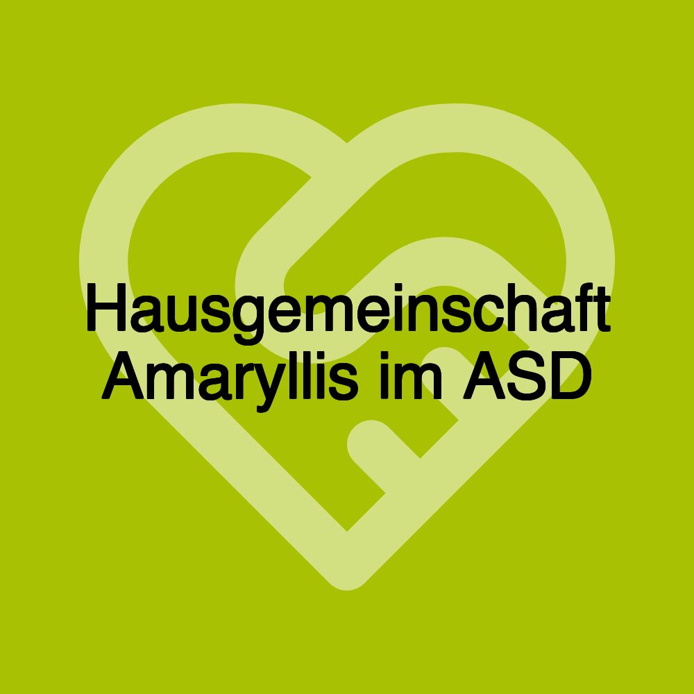 Hausgemeinschaft Amaryllis im ASD