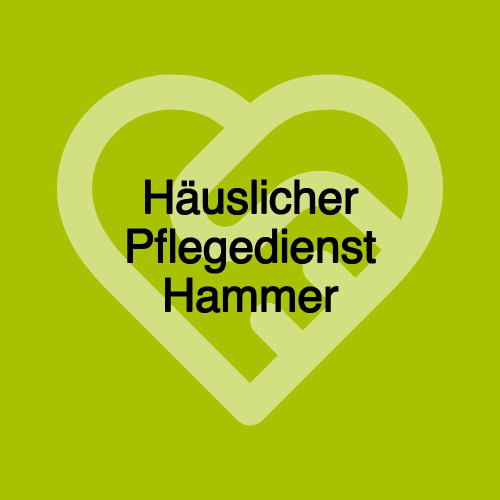 Häuslicher Pflegedienst Hammer