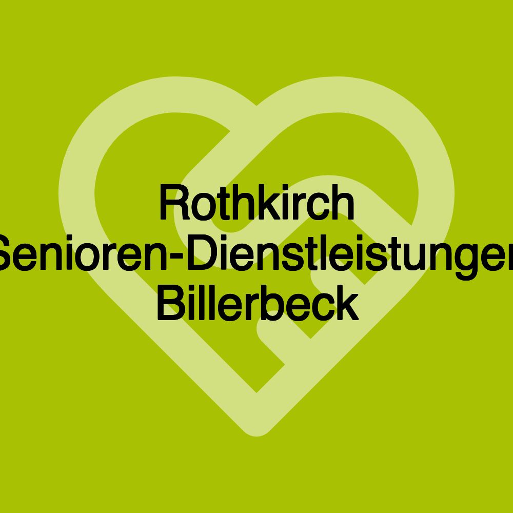 Rothkirch Senioren-Dienstleistungen Billerbeck