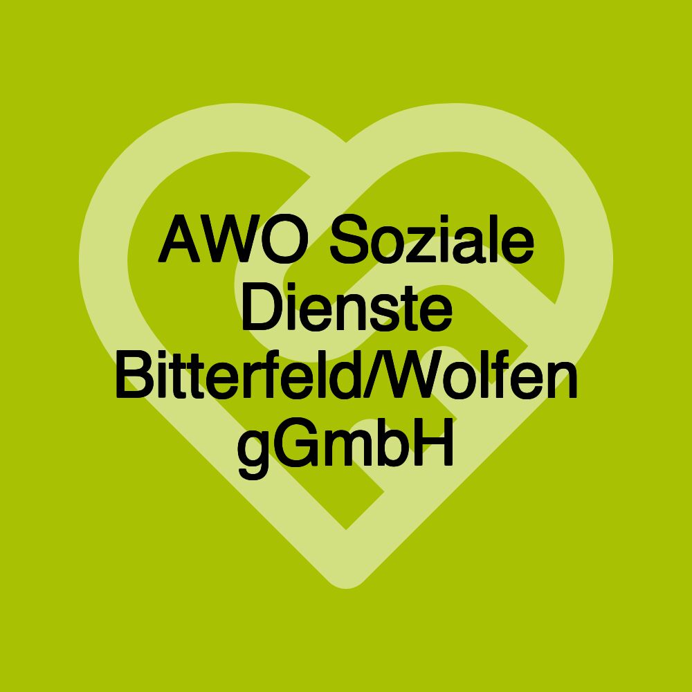 AWO Soziale Dienste Bitterfeld/Wolfen gGmbH