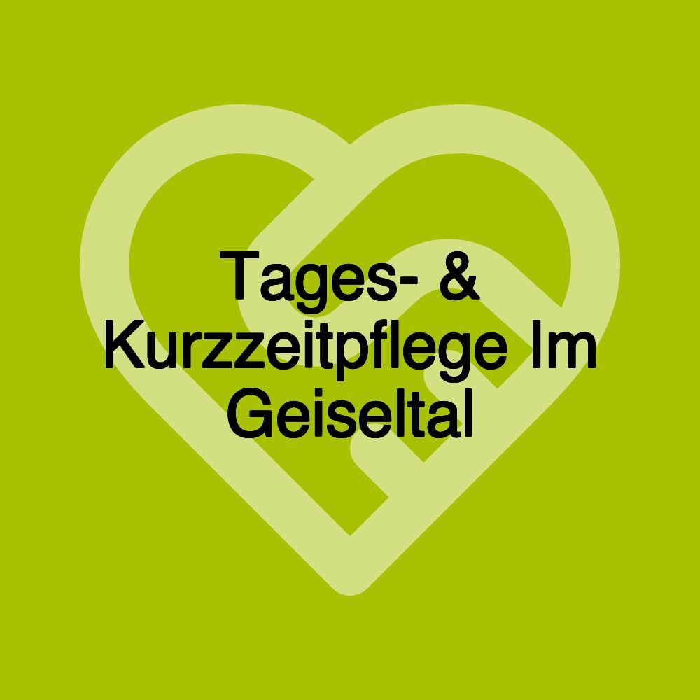 Tages- & Kurzzeitpflege Im Geiseltal