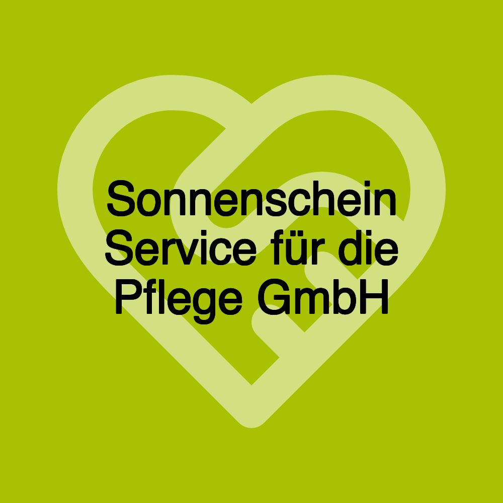 Sonnenschein Service für die Pflege GmbH